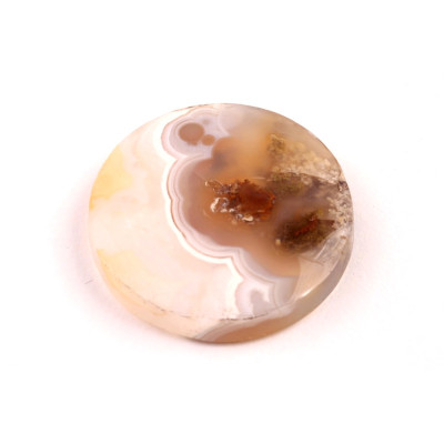 Exkluzivní kabošon Mechový Achát č.8394 (28x6mm)