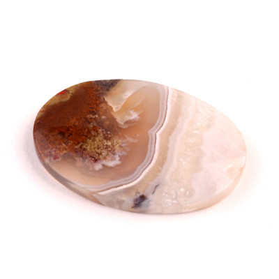 Exkluzivní kabošon Mechový Achát č.8396 (35x25x5mm)