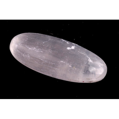 Kabošon White Selenite č.8456 (34x14x7mm)