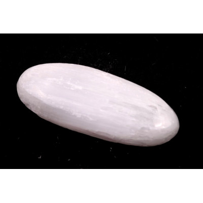 Kabošon White Selenite č.8464 (39x16x7mm)