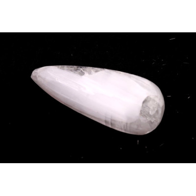 Kabošon White Selenite č.8467 (33x15x8mm)