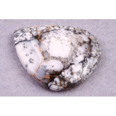 Kabošon Dendrite Opal č.1354 (42x37x6mm)