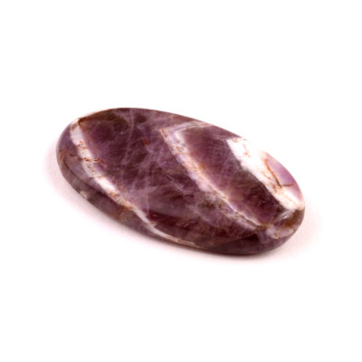 Kabošon Amethyst Chevron č.4590 (39x20x7mm)