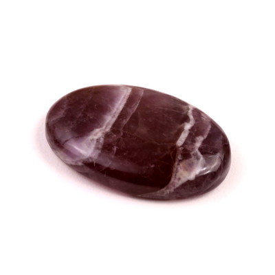 Kabošon Amethyst Chevron č.4601 (37x23x7mm)