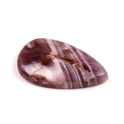 Kabošon Amethyst Chevron č.4606 (40x25x7mm)
