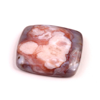 Kabošon Květinový Achát č.8567 (31x28x7mm)