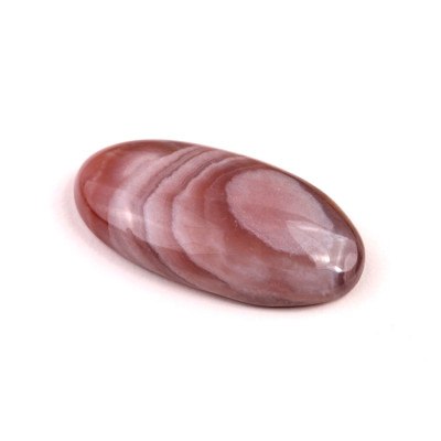 Kabošon Květinový Achát č.8575 (33x17x6mm)