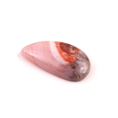 Kabošon Květinový Achát č.8577 (29x15x6mm)