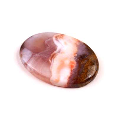 Kabošon Květinový Achát č.8585 (33x24x5mm)