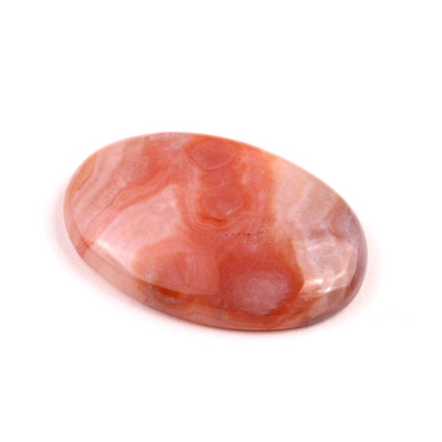 Kabošon Květinový Achát č.8588 (34x23x6mm)