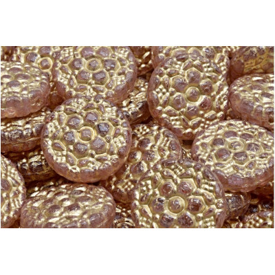 Korálky Květinová mince Vesna č.6301