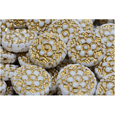 Korálky Květinová mince Vesna č.6305