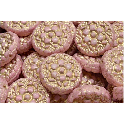 Korálky Květinová mince Vesna č.6306