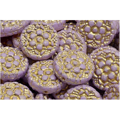 Korálky Květinová mince Vesna č.6307