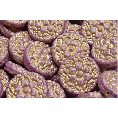 Korálky Květinová mince Vesna č.6308