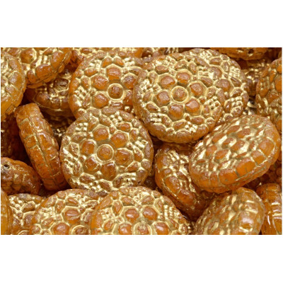 Korálky Květinová mince Vesna č.6310