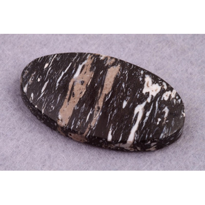 Kabošon Zkamenělé Palmové Dřevo č.8621 (38x21x6mm)