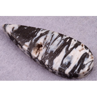 Kabošon Zkamenělé Palmové Dřevo č.8622 (47x19x6mm)