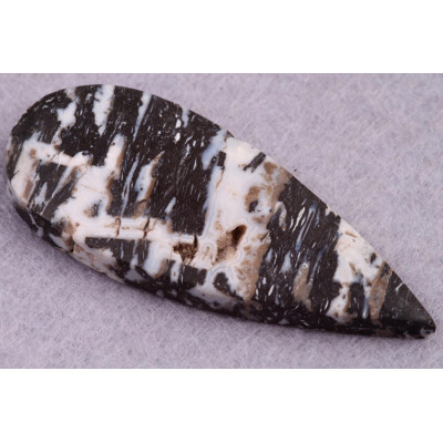 Kabošon Zkamenělé Palmové Dřevo č.8632 (48x20x6mm)