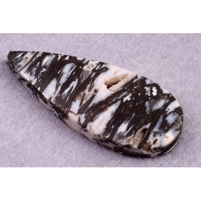 Kabošon Zkamenělé Palmové Dřevo č.8636 (45x19x5mm)