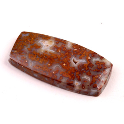 Kabošon Plume Achát č.8687 (38x18x6mm)