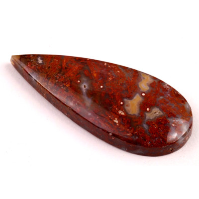 Kabošon Plume Achát č.8690 (46x20x6mm)