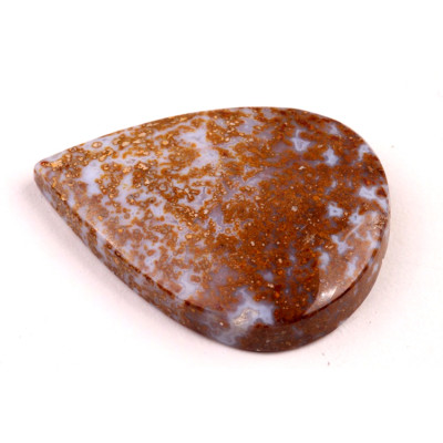 Kabošon Plume Achát č.8705 (38x28x7mm)