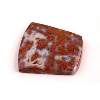 Kabošon Plume Achát č.8706 (29x27x5mm)