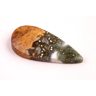 Kabošon River Jasper č.5409 (36x16x6mm)