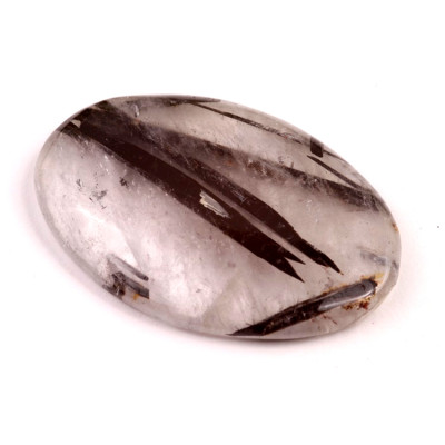 Kabošon Black Rutile č.2121 (43x30x6mm)