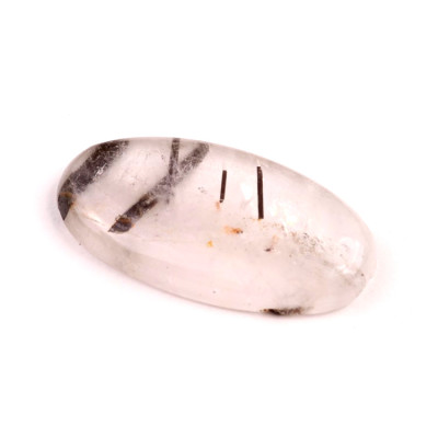 Kabošon Black Rutile č.2140 (37x20x6mm)