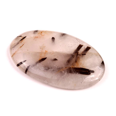 Kabošon Black Rutile č.6162 (43x27x5mm)