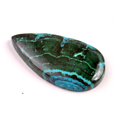 Kabošon Malachite Chrysocolla č.280 (41x21x6mm)