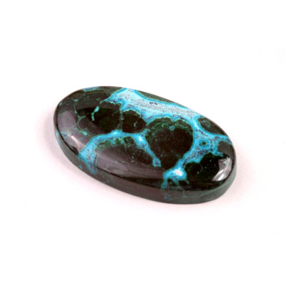 Kabošon Malachite Chrysocolla č.281 (31x18x5mm)