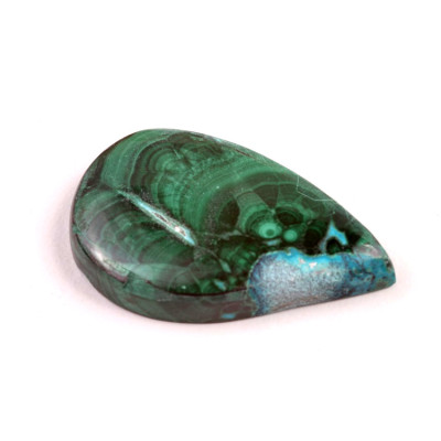 Kabošon Malachite Chrysocolla č.287 (34x21x6mm)