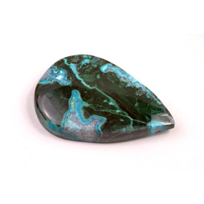 Kabošon Malachite Chrysocolla č.298 (32x22x5mm)