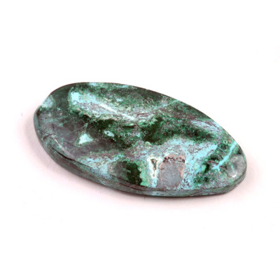 Kabošon Malachite Chrysocolla č.3854 (35x18x5mm)