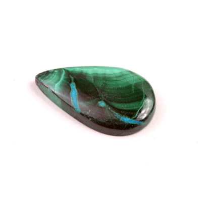 Kabošon Malachite Chrysocolla č.7288 (28x16x5mm)