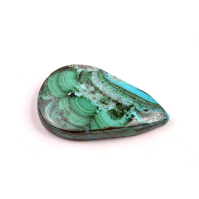 Kabošon Malachite Chrysocolla č.7303 (30x19x5mm)