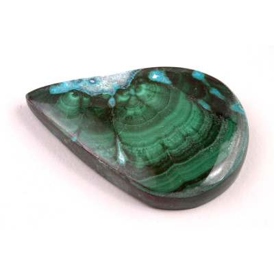 Kabošon Malachite Chrysocolla č.7307 (37x25x6mm)