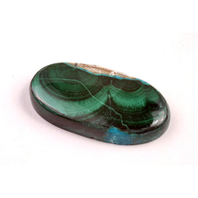 Kabošon Malachite Chrysocolla č.7309 (33x17x6mm)