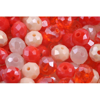 Korálky broušené rondelky 6335 (8x6mm)