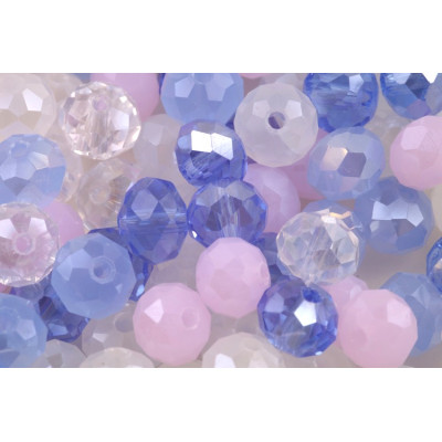 Korálky broušené rondelky 6336 (8x6mm)