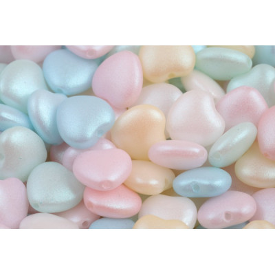 Korálky srdíčka č.6351 (8x8mm)