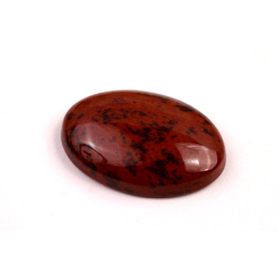 Kabošon Red Obsidián č.8763 (28x19x7mm)