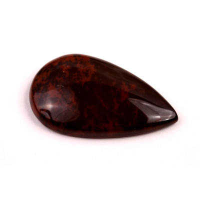 Kabošon Red Obsidián č.8766 (34x21x6mm)