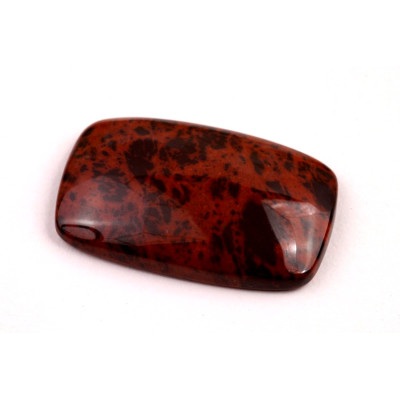 Kabošon Red Obsidián č.8767 (32x19x6mm)