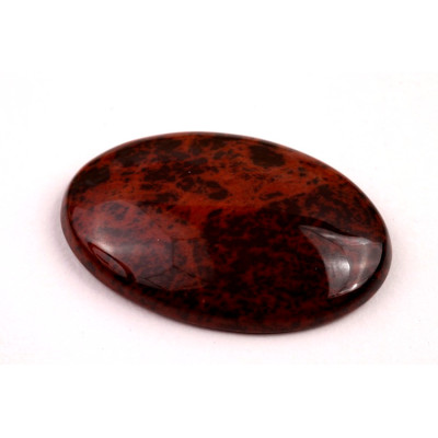 Kabošon Red Obsidián č.8769 (34x23x6mm)