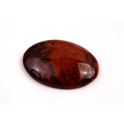 Kabošon Red Obsidián č.8770 (28x20x5mm)