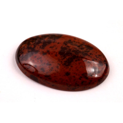 Kabošon Red Obsidián č.8773 (35x23x7mm)